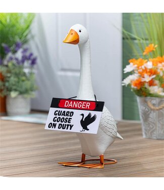 My Evergreen Giddy the Goose Hanging Sign - Guard Goose