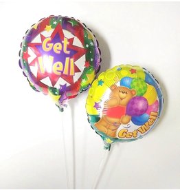 Get Well Balloon - small air filled