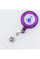 Stollery Badge Reel - purple