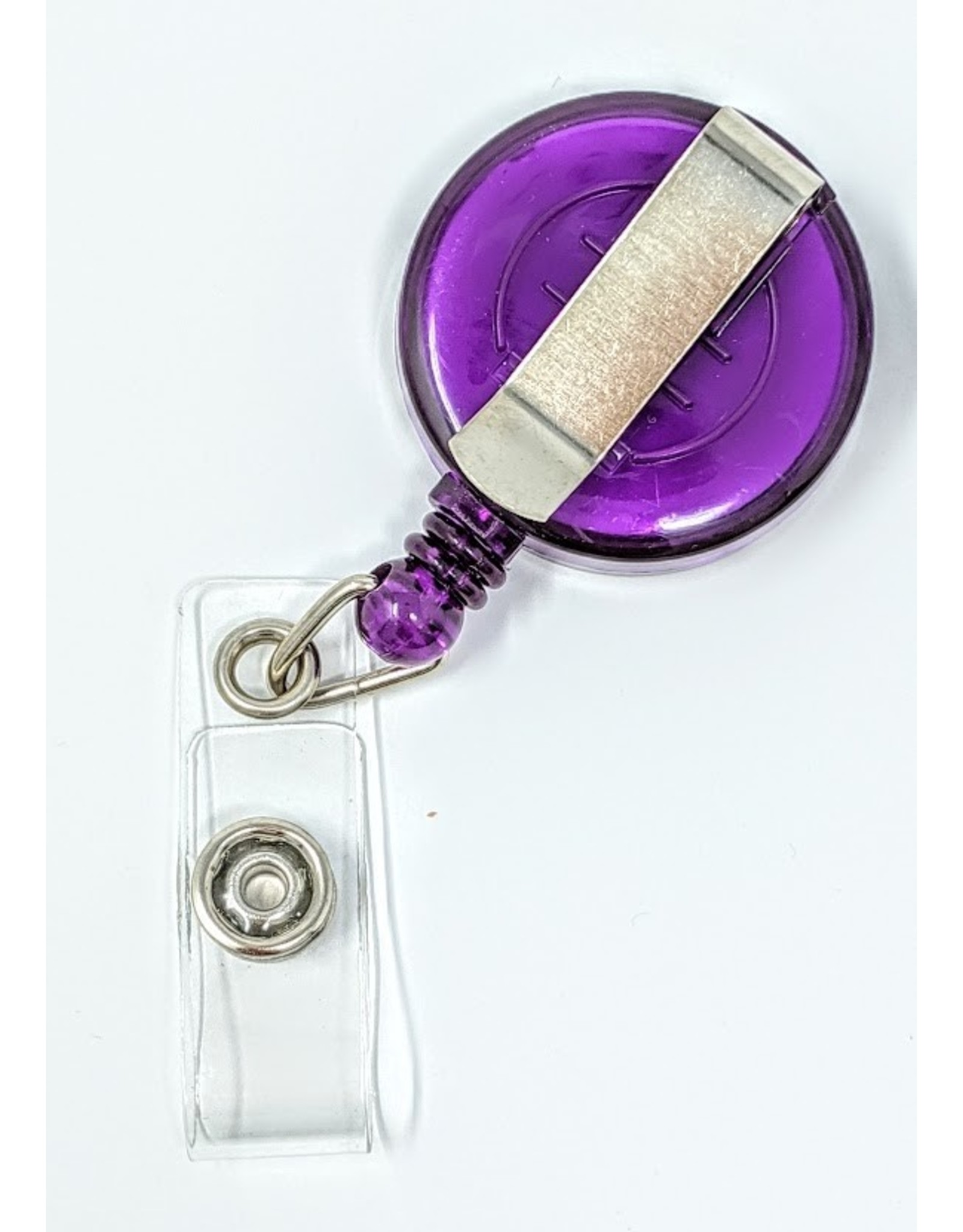 Stollery Badge Reel - purple