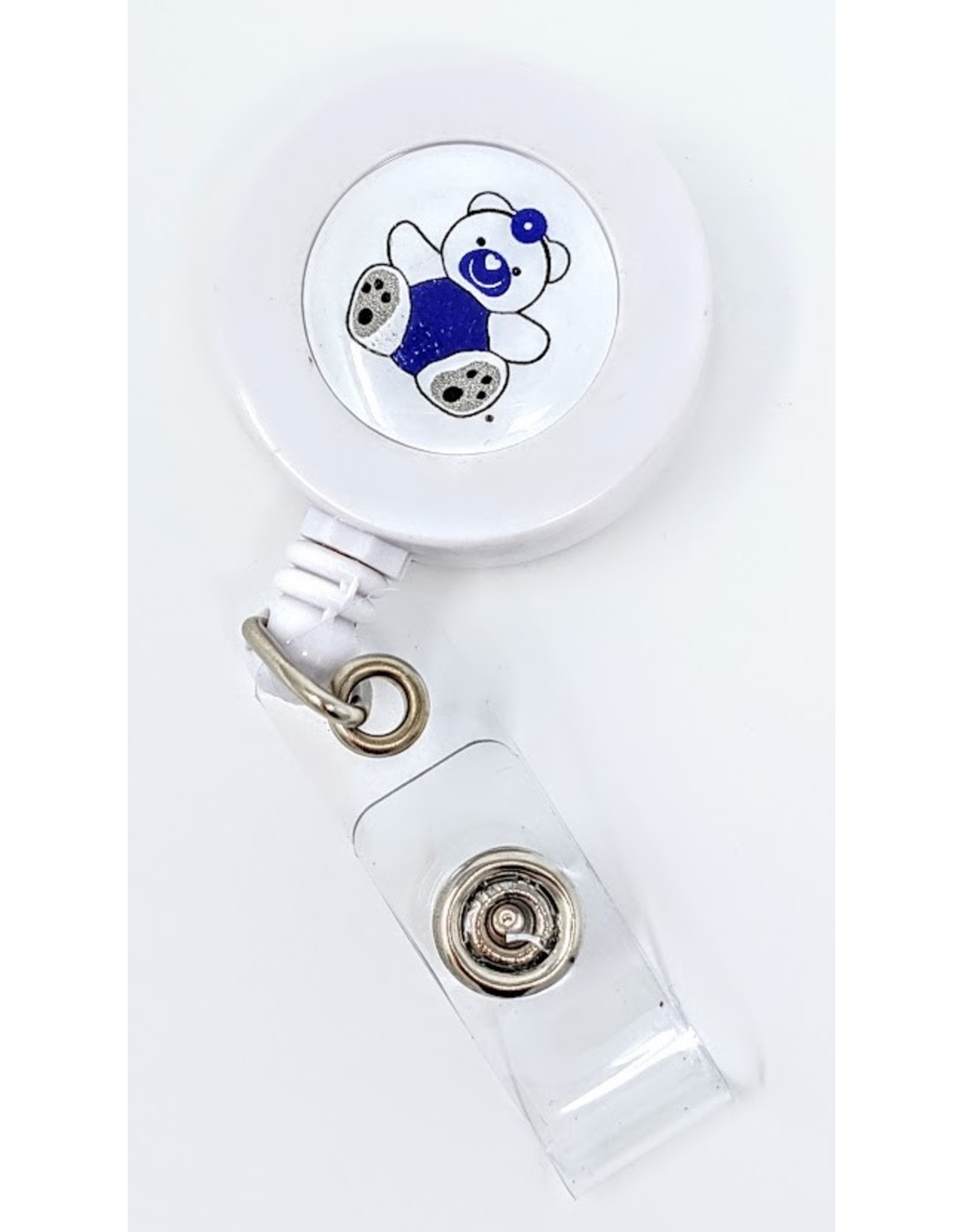 Stollery Badge Reel - white