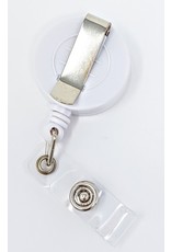 Stollery Badge Reel - white
