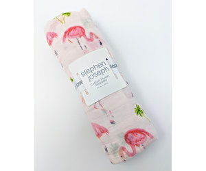 flamingo swaddle