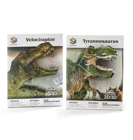3D Puzzle - Velociraptor or Tyrannosaurus