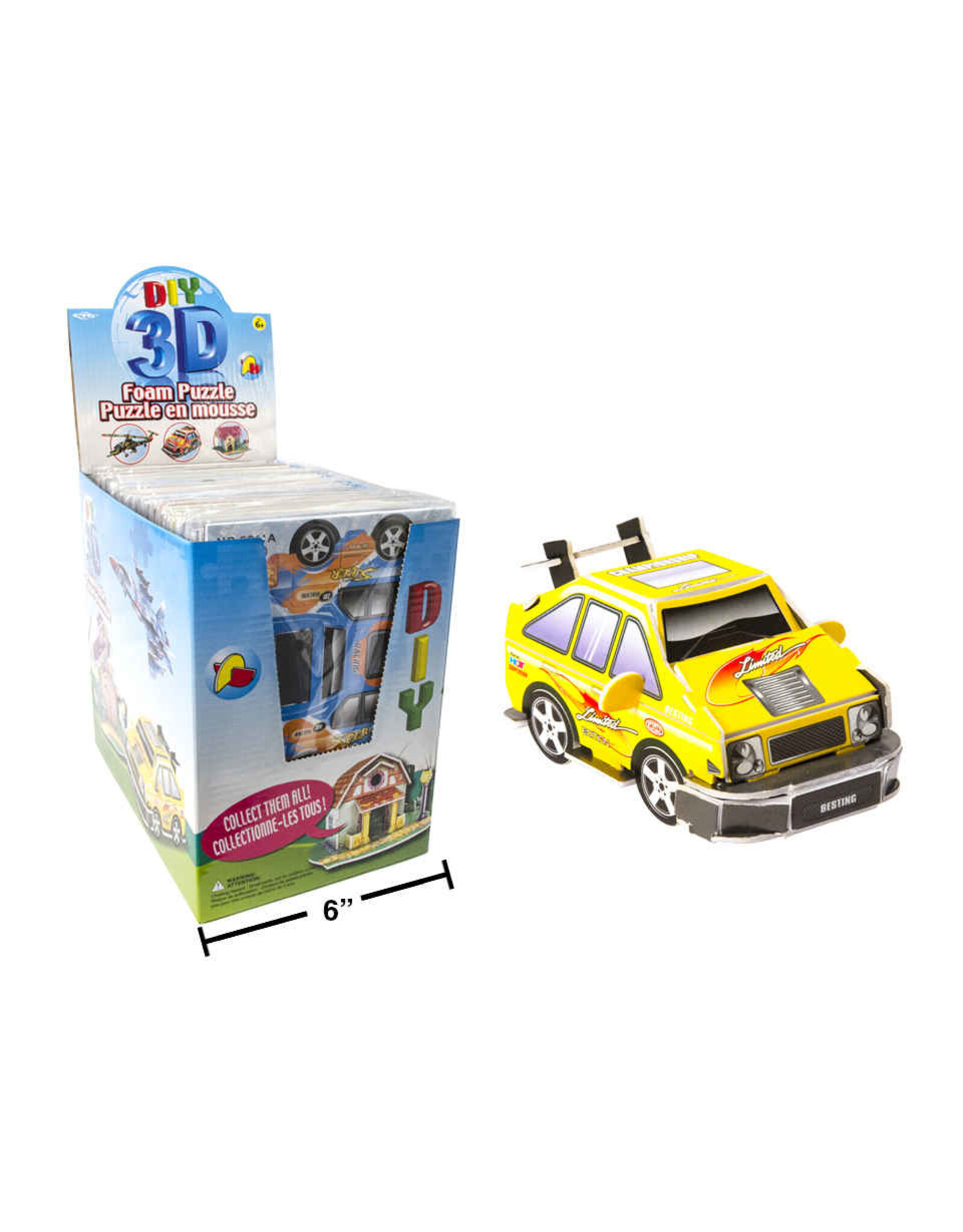 3D Foam Puzzle - Racer