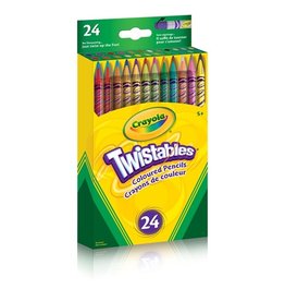 Crayola Twistables Colored Pencils - 24 piece