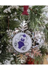 Stollery Ornament - metal snowflake