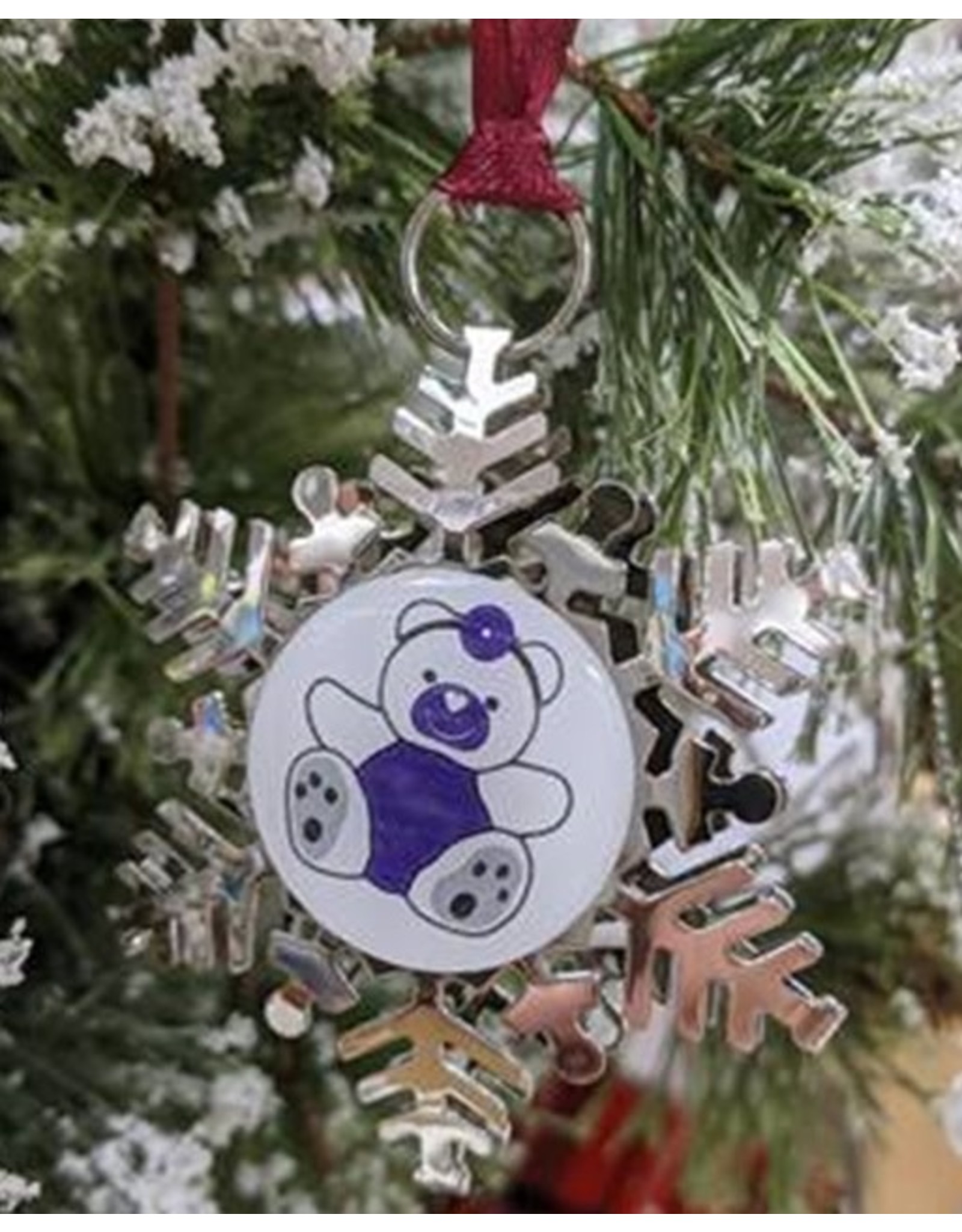 Stollery Ornament - metal snowflake