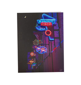 Greeting Card - Neon Lights