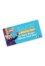 Dairy Queen Miracle Treat Day - 5 small Blizzard vouchers for $30