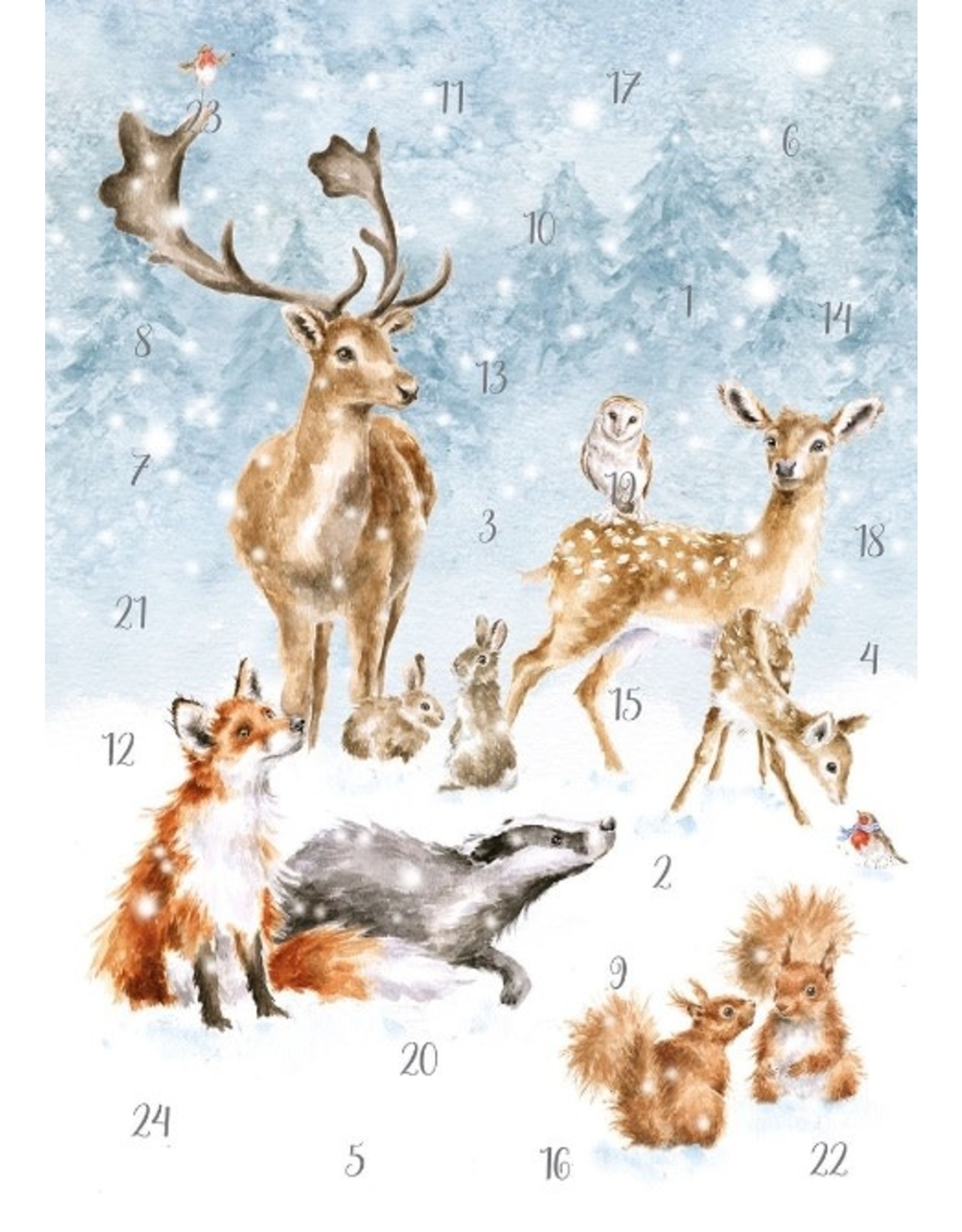 Wrendale Advent Calendar - Winter wonderland