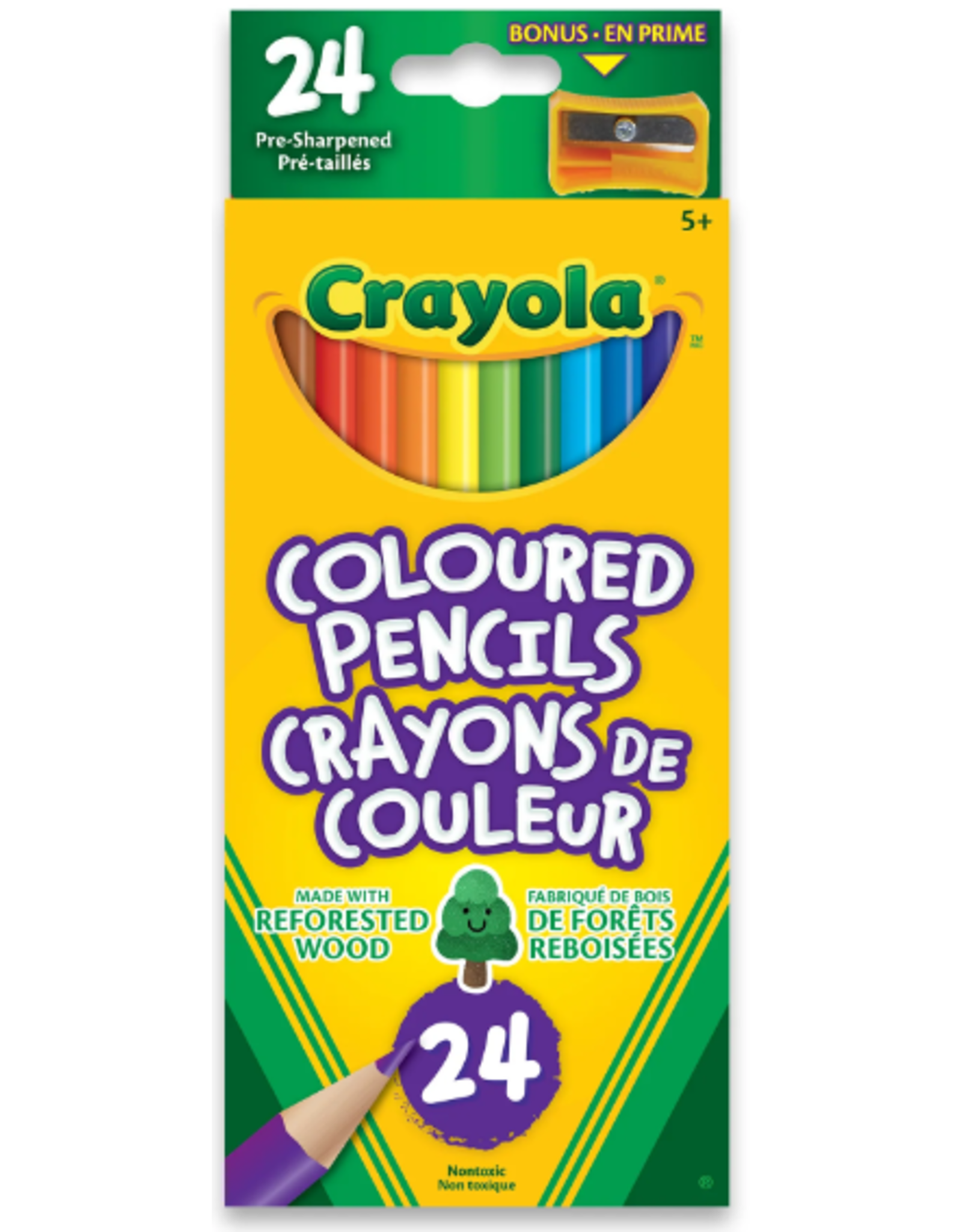 Crayola Colored Pencils - 24 piece w/sharpener
