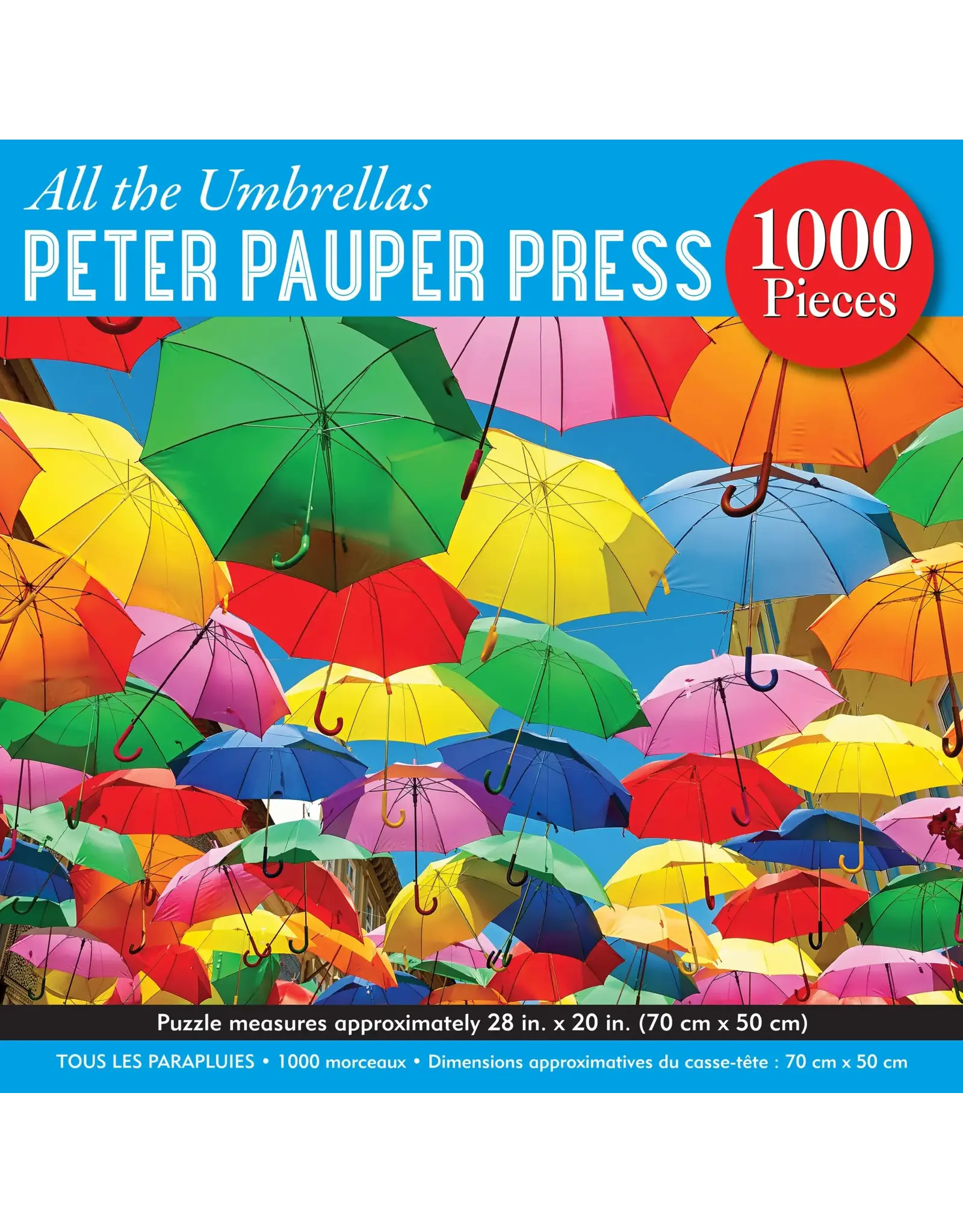 All the Umbrellas Puzzle 1000 piece