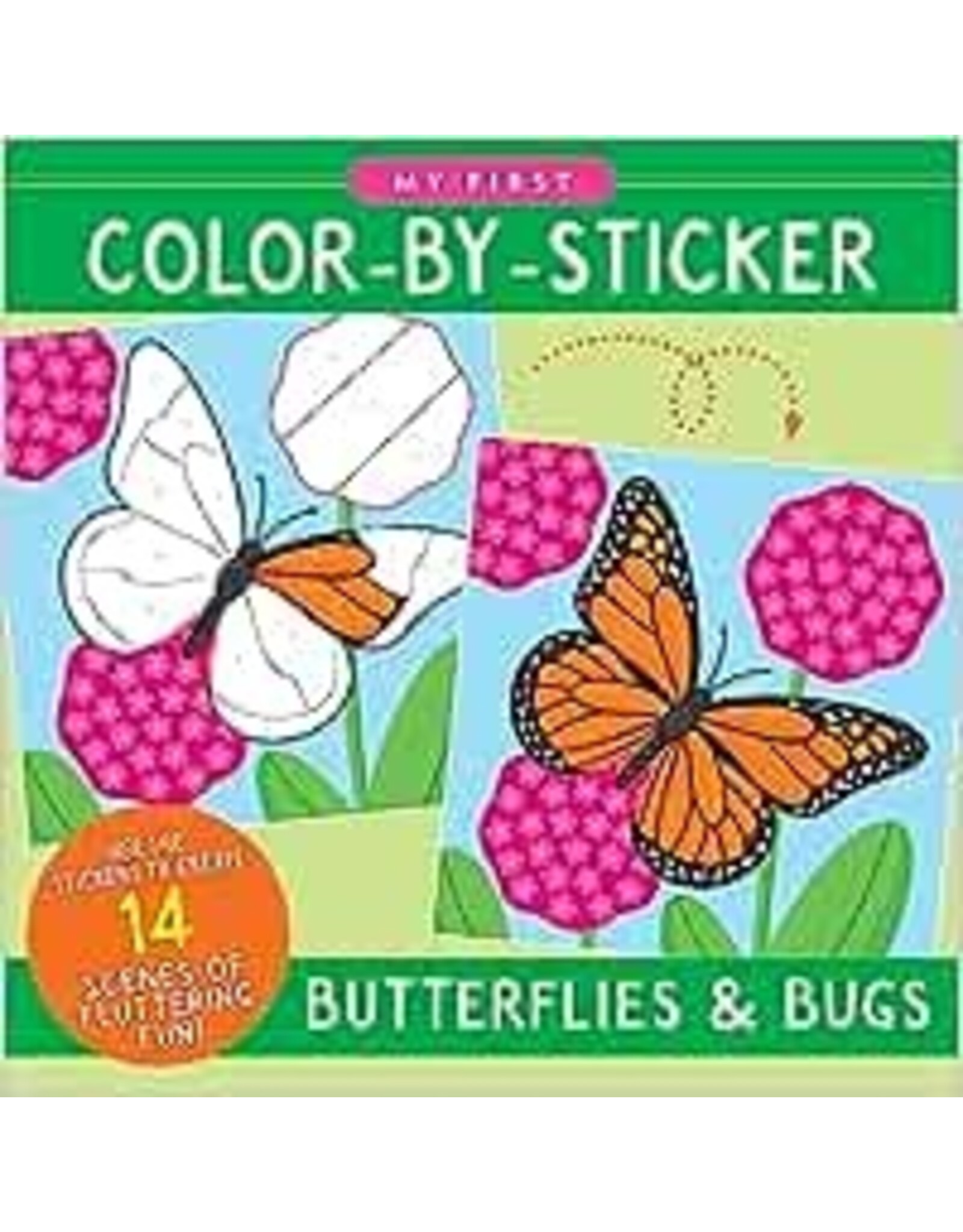 Color-by-Sticker - Butterflies & Bugs