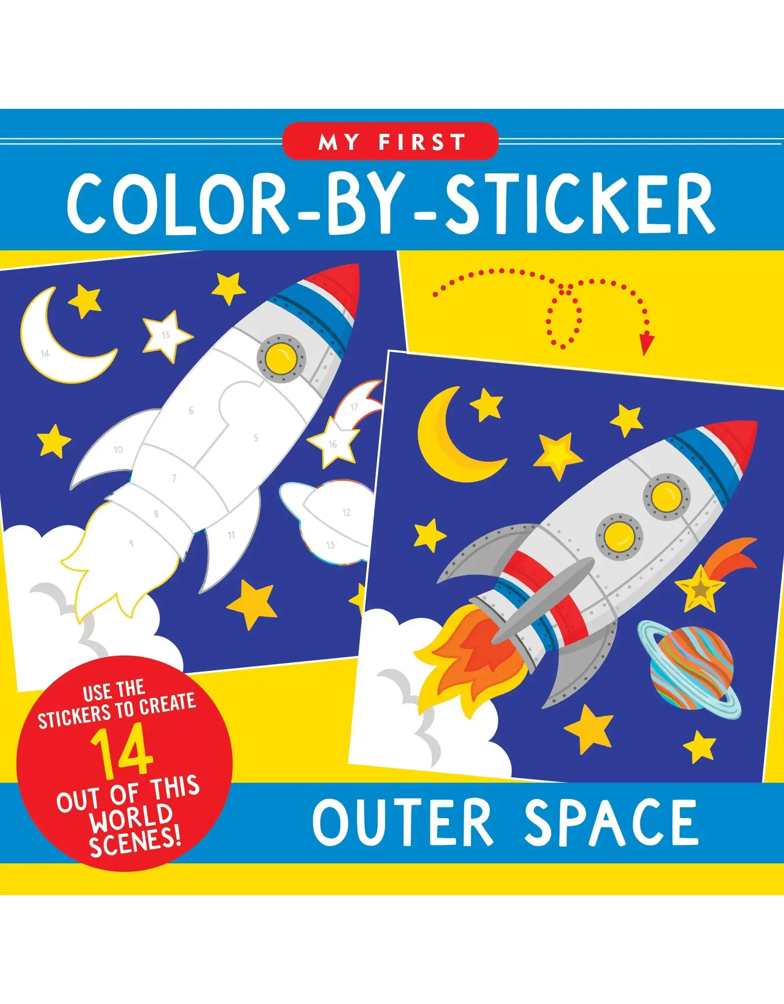 Color-by-Sticker - Outer Space