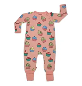 Good Luck Sock Baby Pajamas, Cupcakes