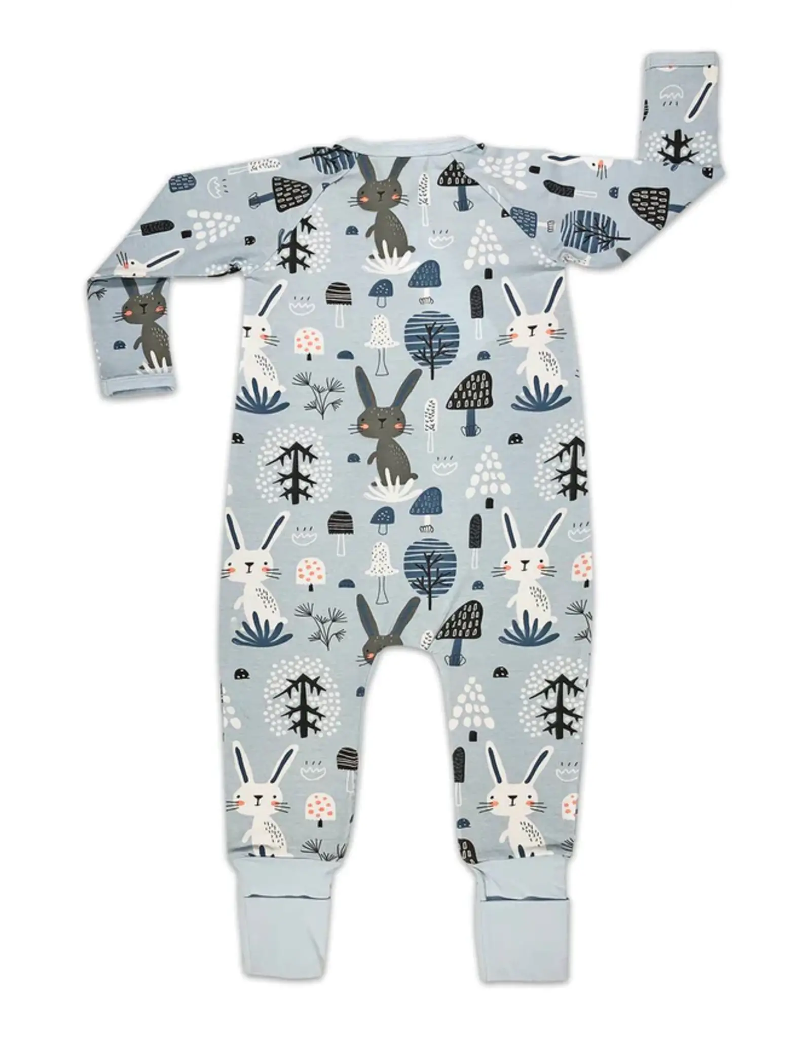 Good Luck Sock Baby Pajamas - Baby Bunnies