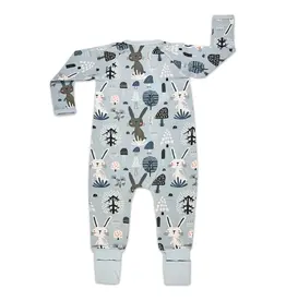 Good Luck Sock Baby Pajamas - Baby Bunnies