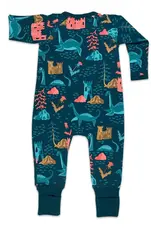 Good Luck Sock Baby Pajamas - Sea Creatures
