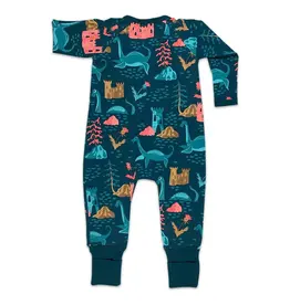 Good Luck Sock Baby Pajamas - Sea Creatures