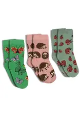 Good Luck Sock Kids 3 pack Socks - Butterflies/Hedgehogs/Ladybug Socks