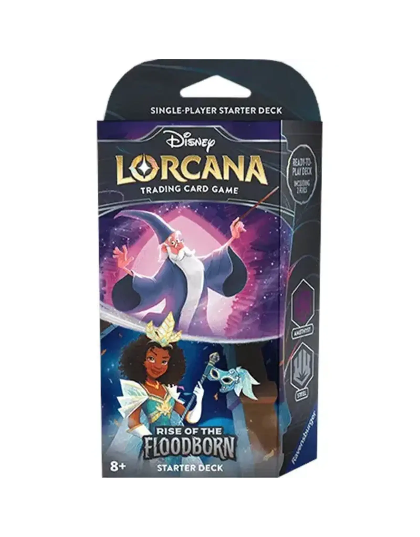 Disney Lorcana Rise of the Floodborn Starter Deck- Might and Magic