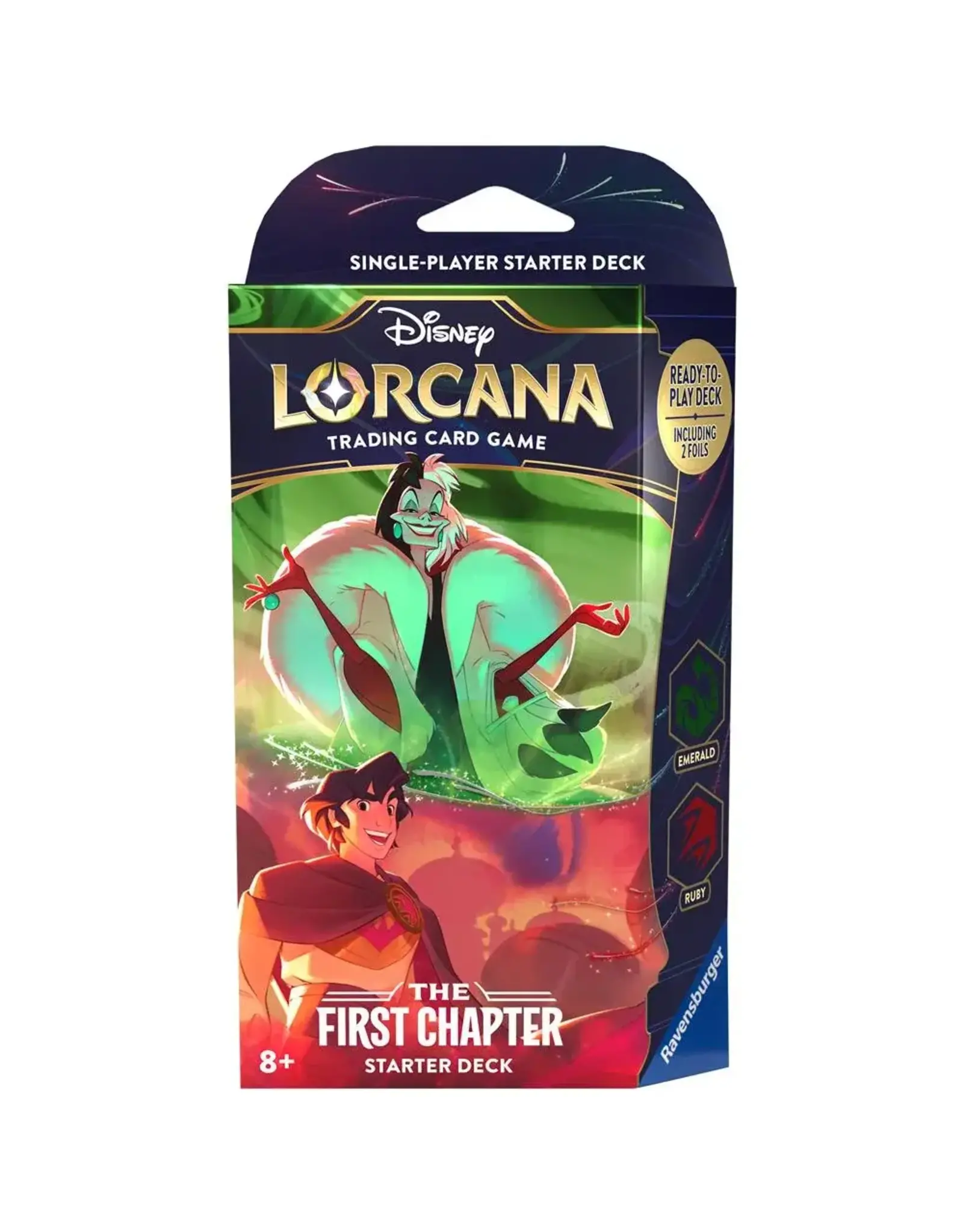 Disney Lorcana The First Chapter Starter Deck- Daring and Deception