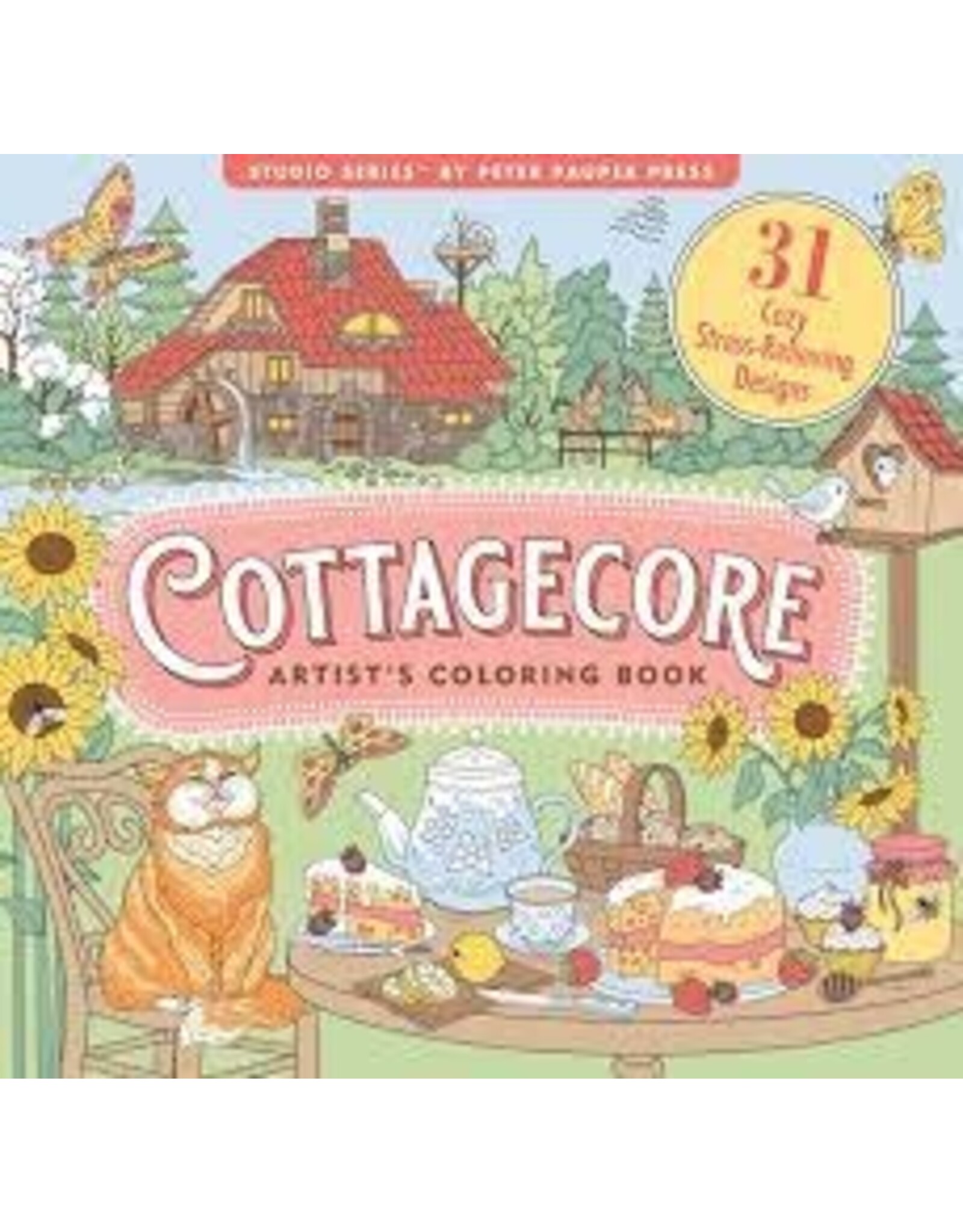 Cottagecore Coloring Book