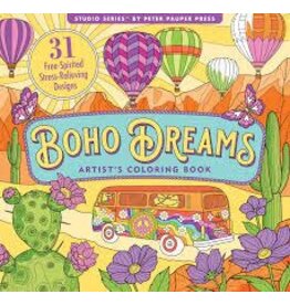 Boho Dreams Coloring Book