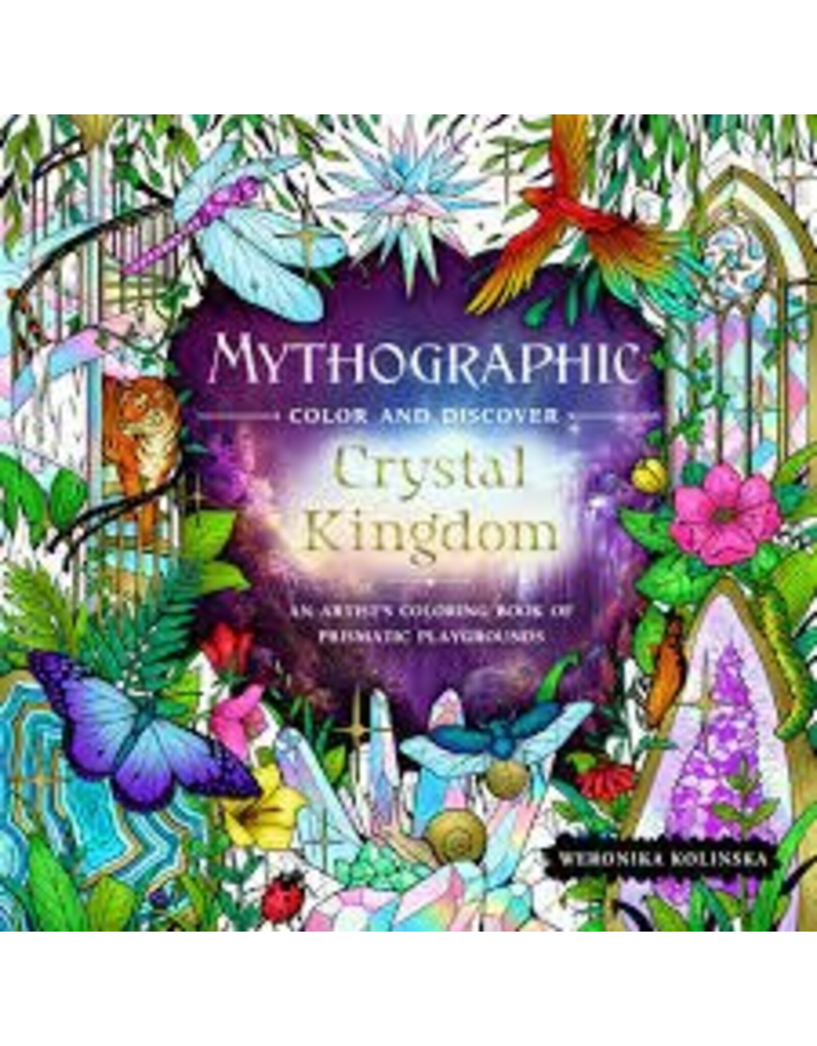 Mythographic Coloring Book - Crystal Kingdom