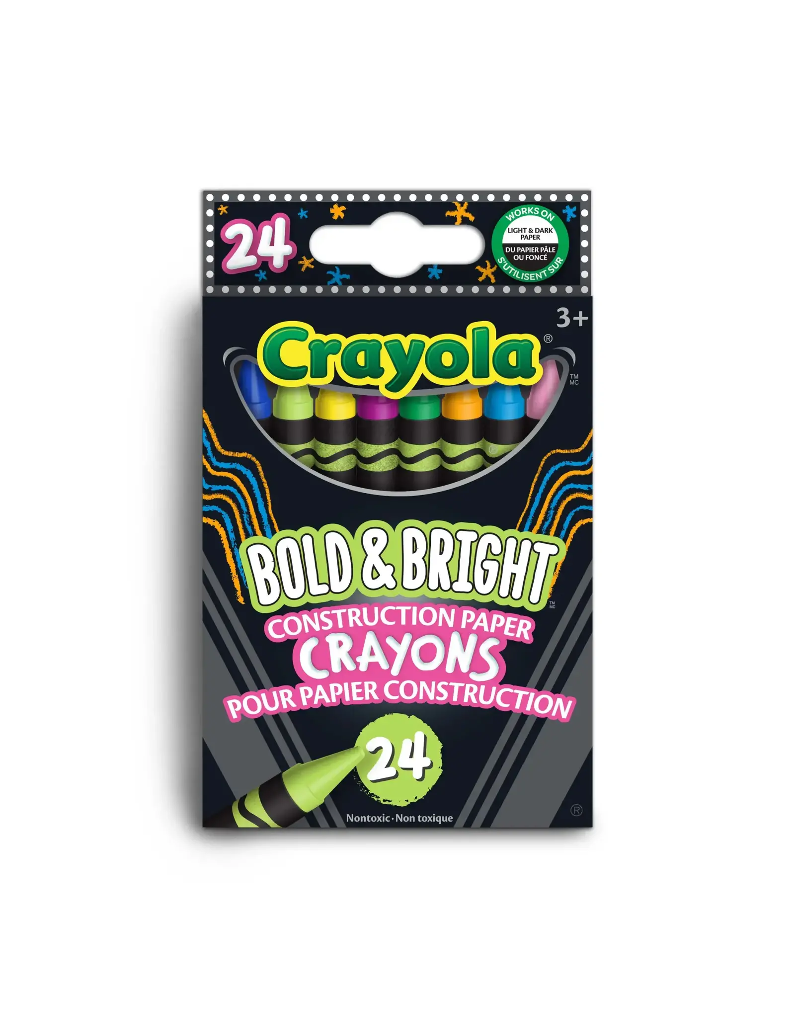 Crayons - Bold & Bright - 24 Pk