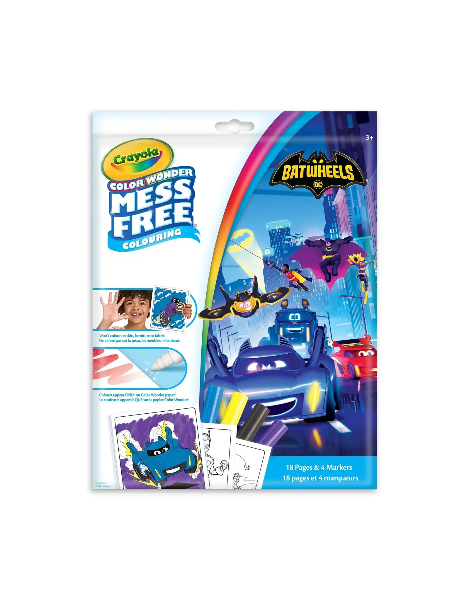 Crayola CW Mess Free - Batwheels