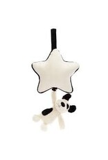 Jellycat Black & Cream Puppy - Musical Pull