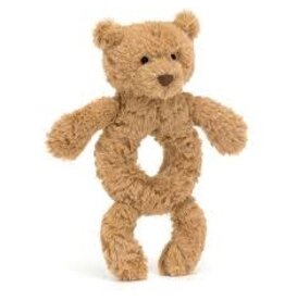 Jellycat Bartholomew Bear Ring Rattle