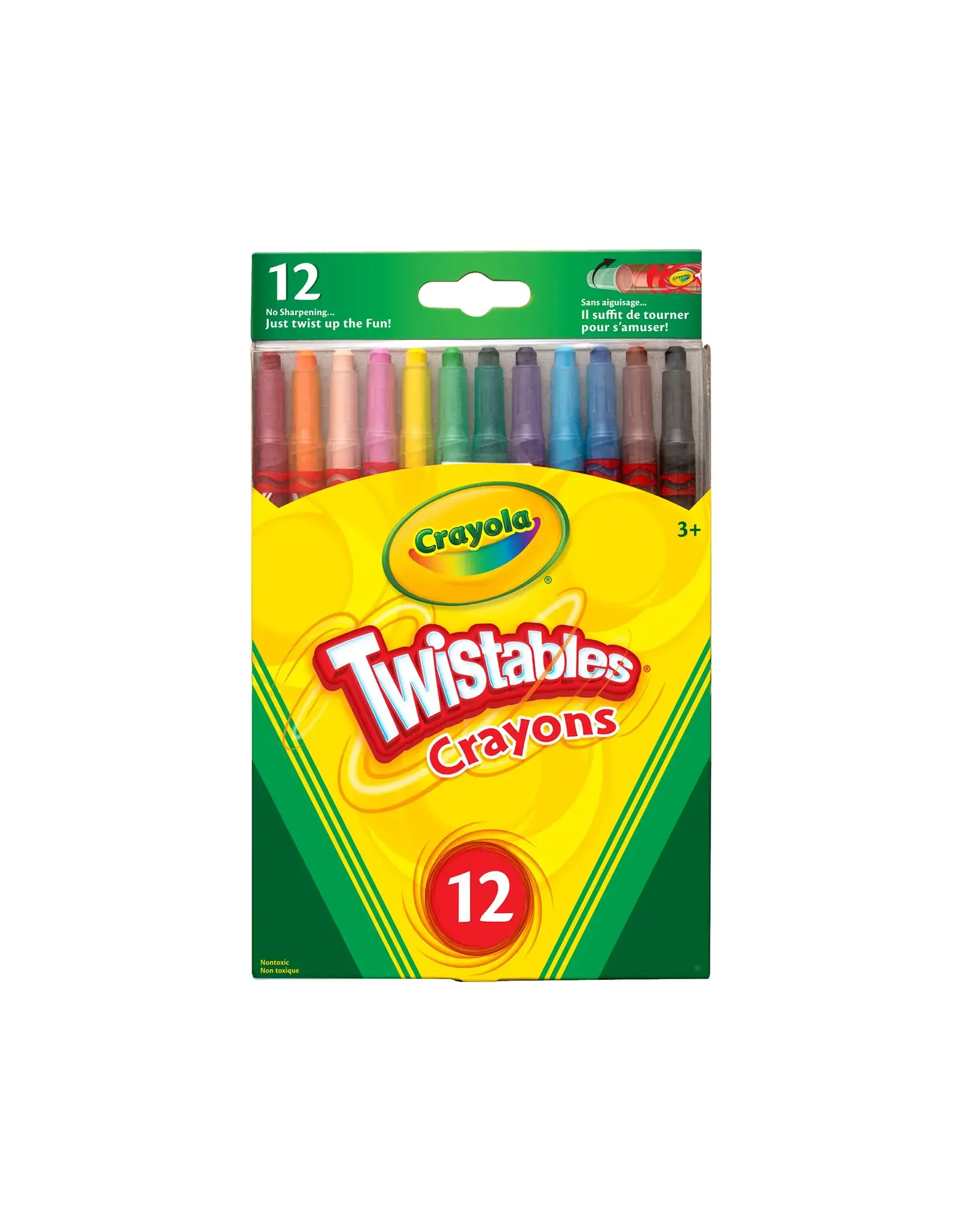 Crayola Crayons - twistable, 12 piece