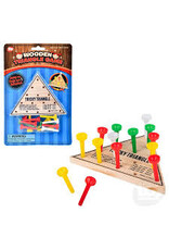 Wooden Tricky Triangle Pin Game