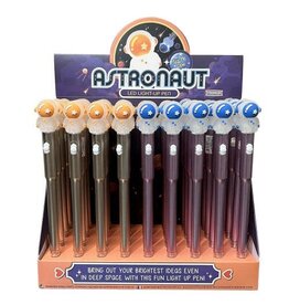 Astronaut Metallic Light Up Pen