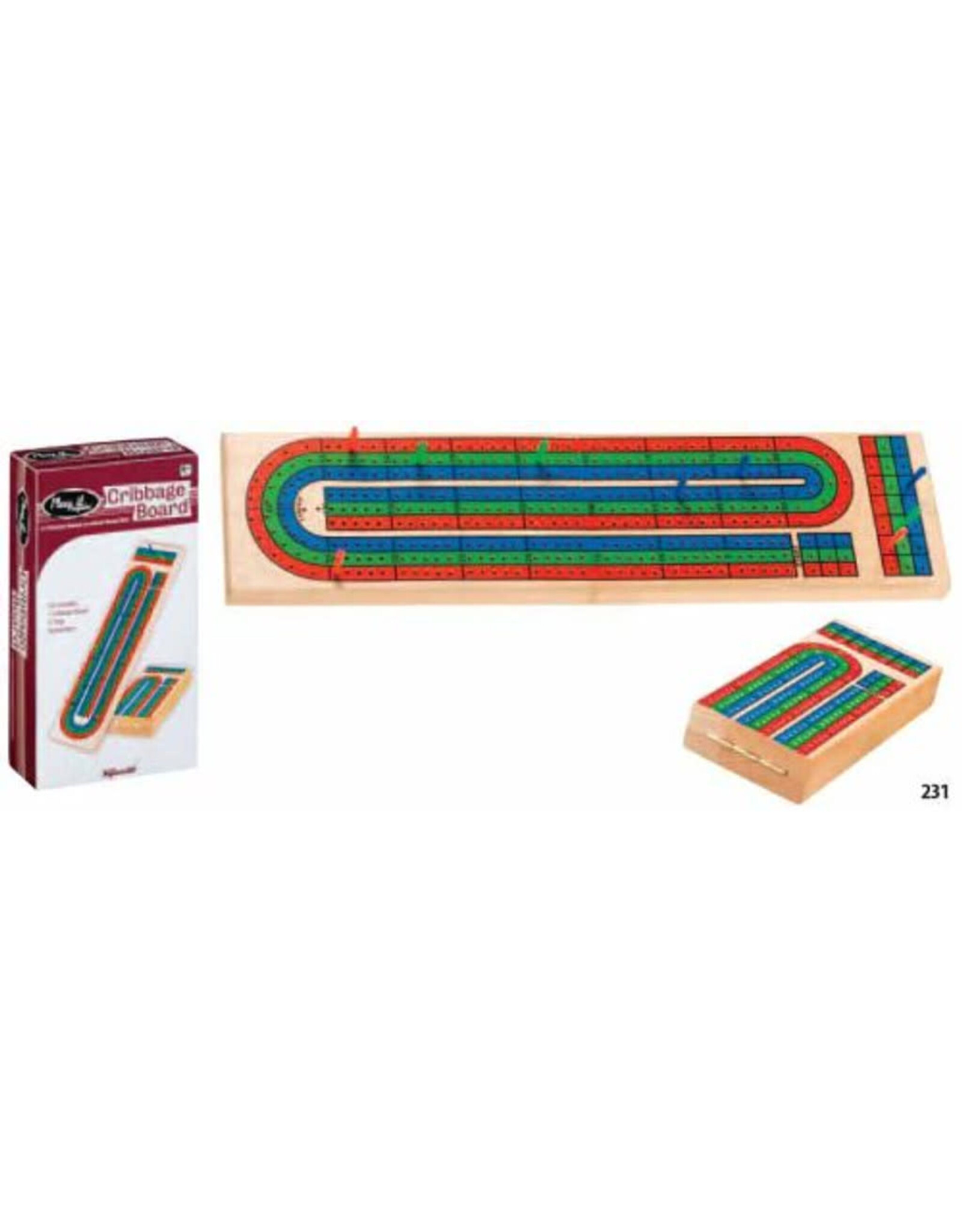 Triple Track Cribbage Board