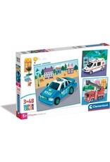 Super Color Puzzle - Rescue Vehicles