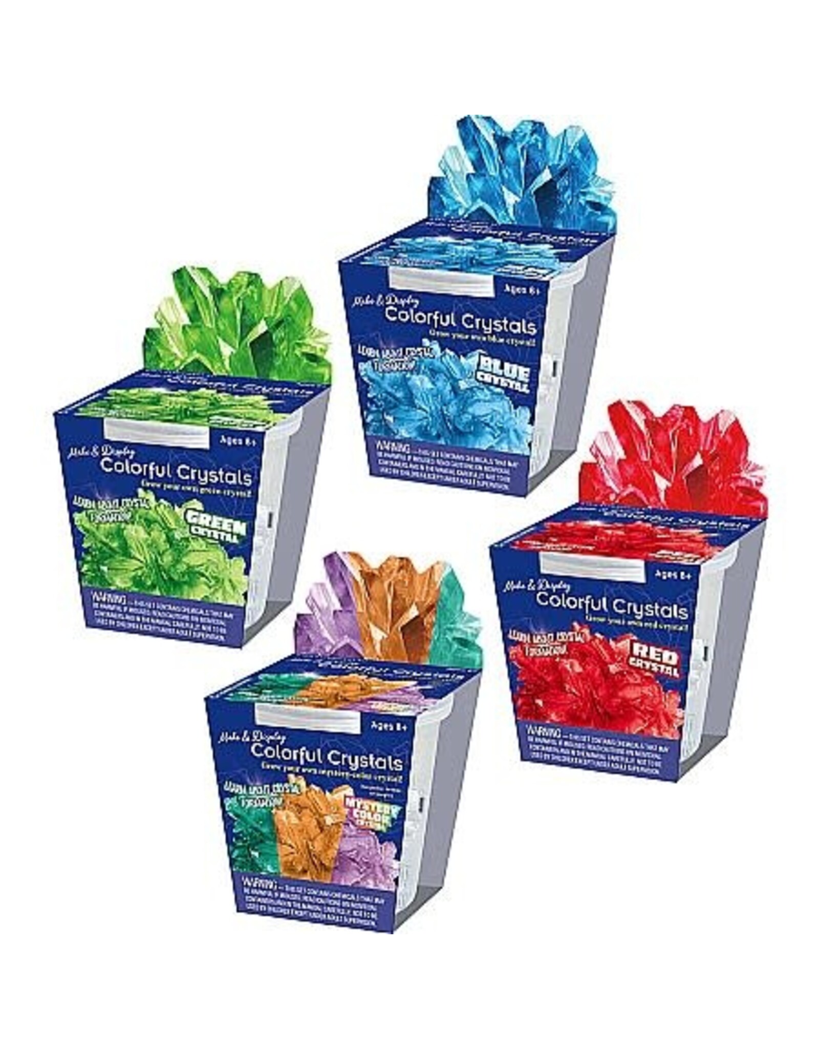 Make & Display Colorful Crystals