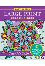 Large Print Coloring Book - Color Me Calm