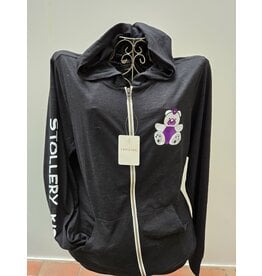 Stollery Adult Hoodie Lightweight - Black