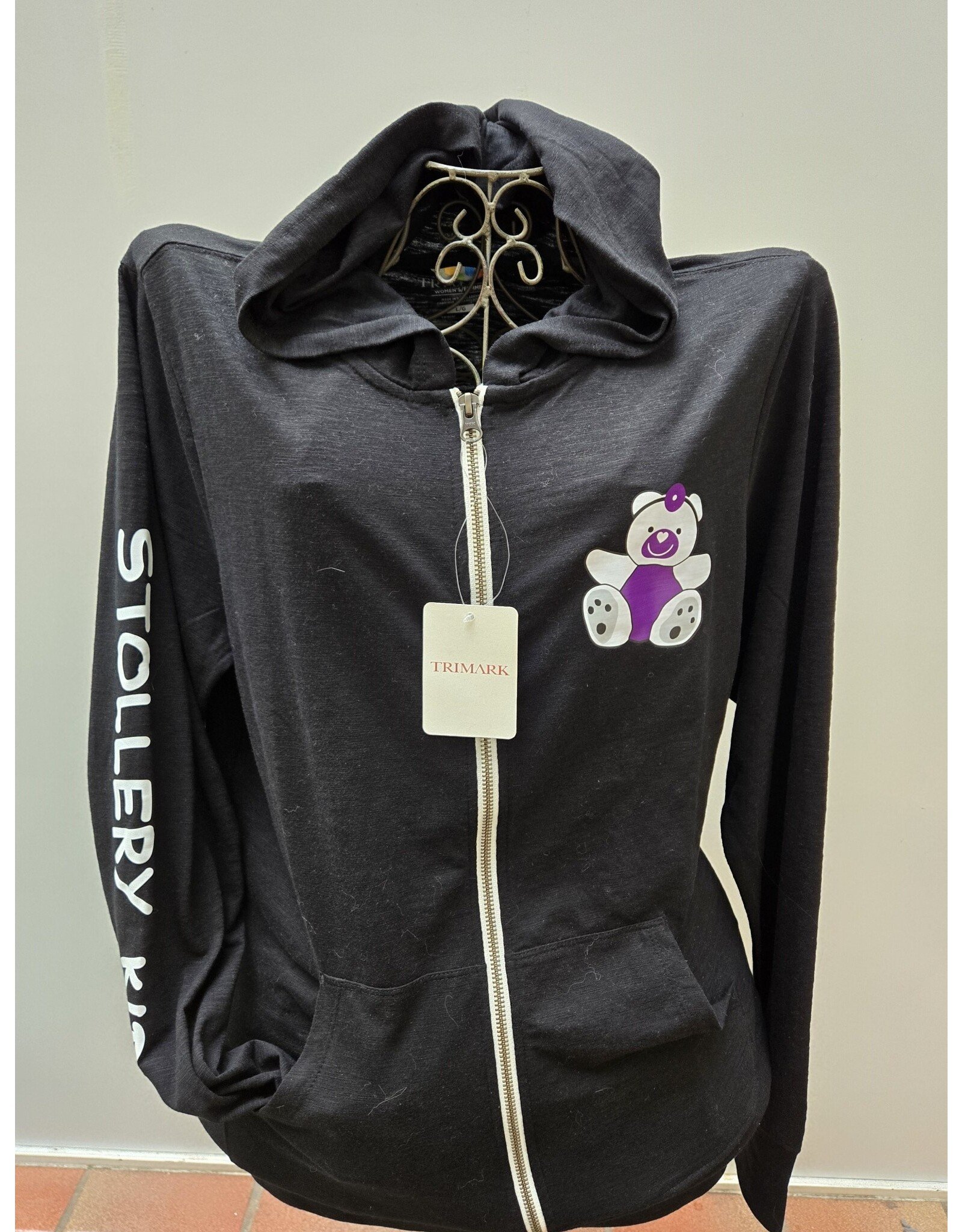 Stollery Adult Hoodie Lightweight - Black