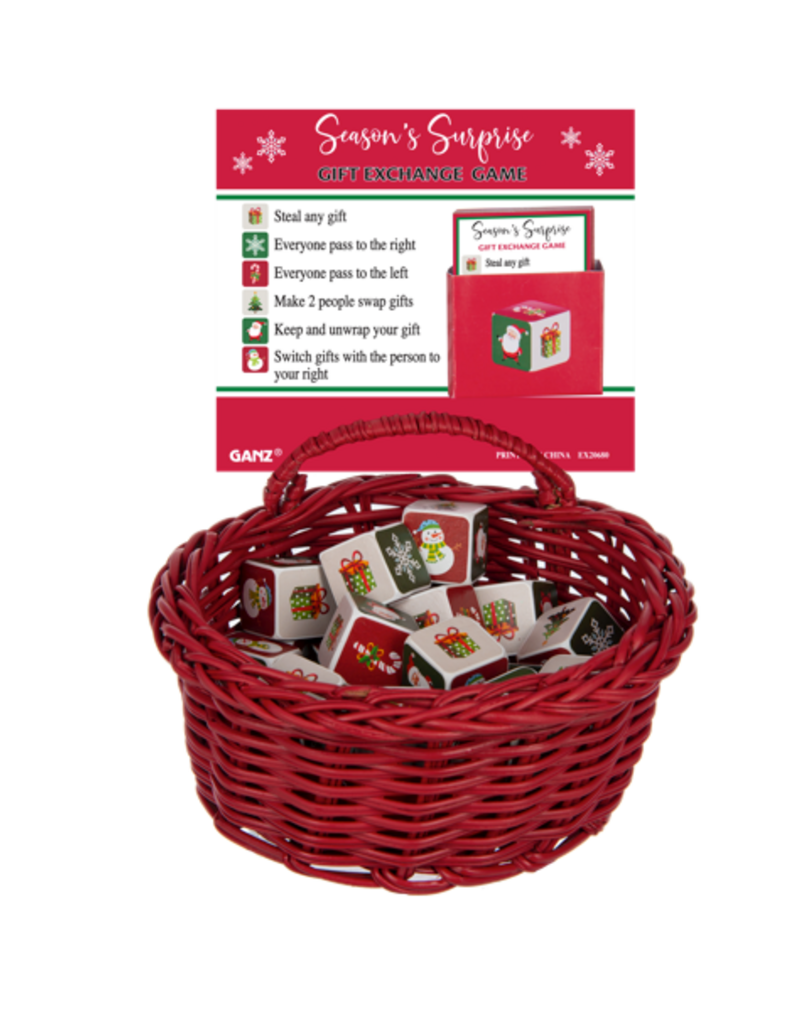 Season's Surprise Gift Exchange Game Charms