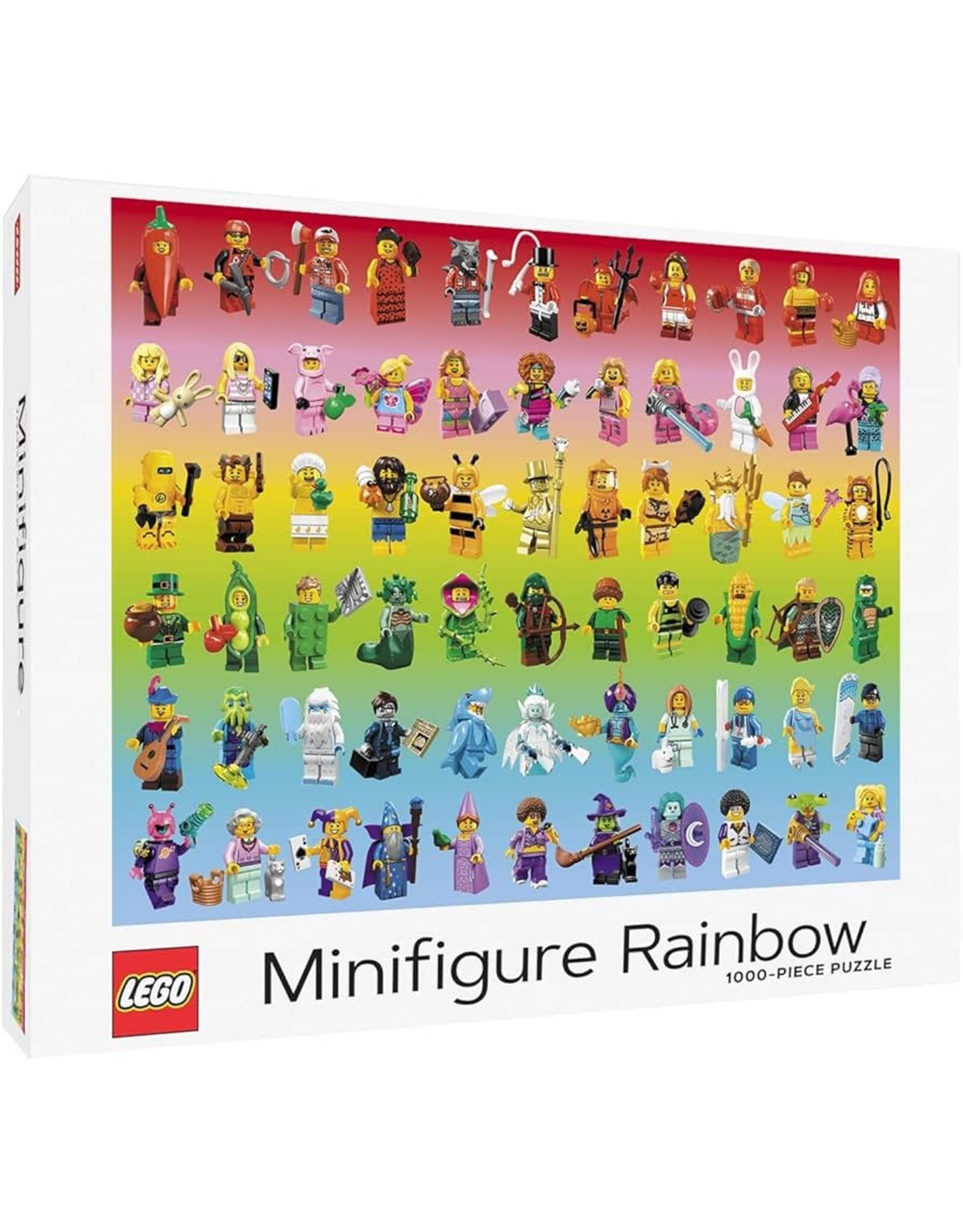 LEGO Minifigure Rainbow 1000-Piece Puzzle