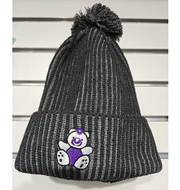 Stollery Adult Toque -  Dark Grey w/ Pompom