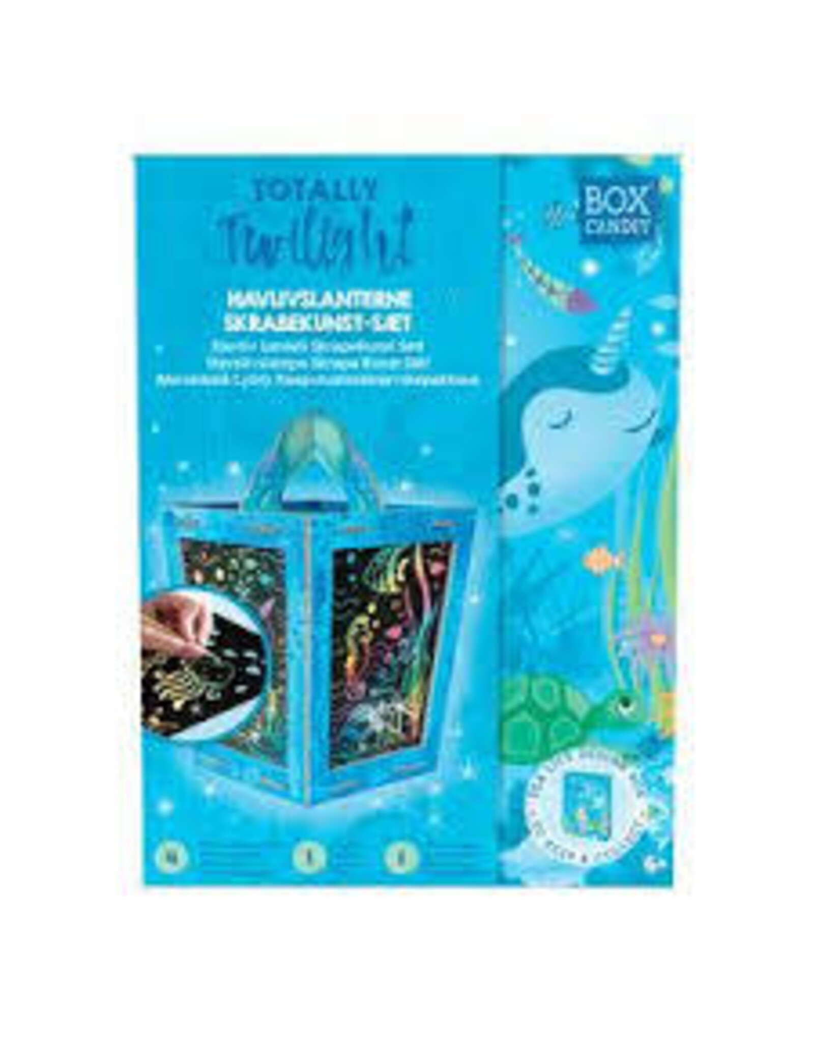Box Candy - Totally Twighlight - Sea Life Lantern - scratch art set