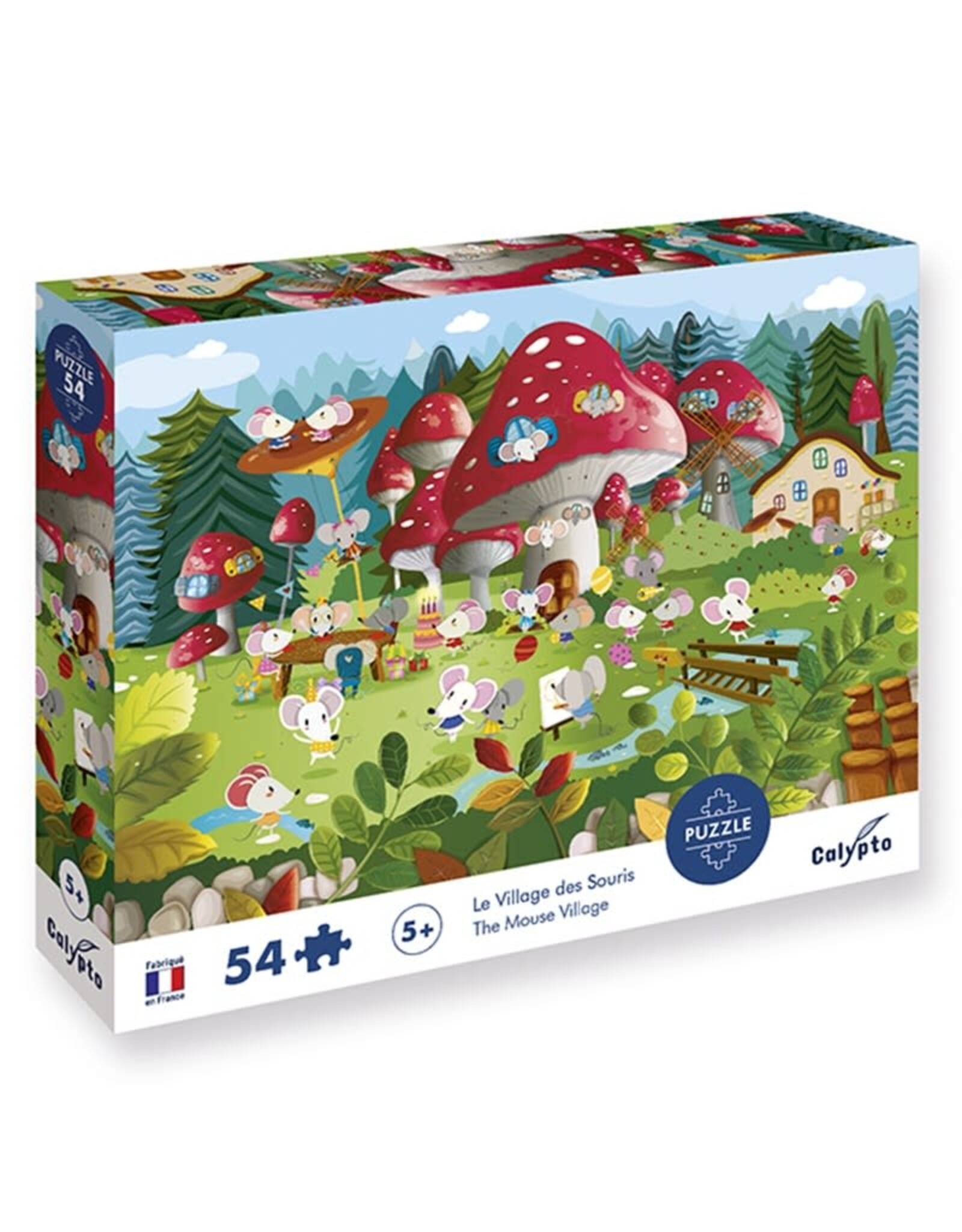 Mouse Village - puzzle 54 piece