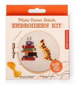Mini Cross Stitch Kit - cat