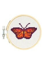 Mini Cross Stitch Kit - butterfly
